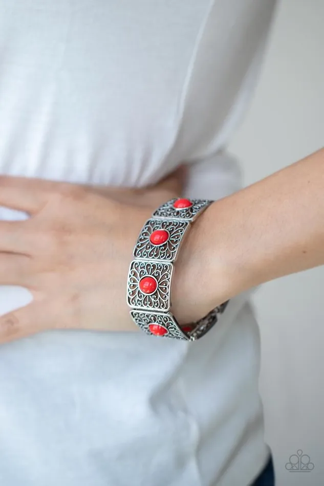 Paparazzi Bracelet Cakewalk Dancing Red Paparazzi Jewelry Bracelets