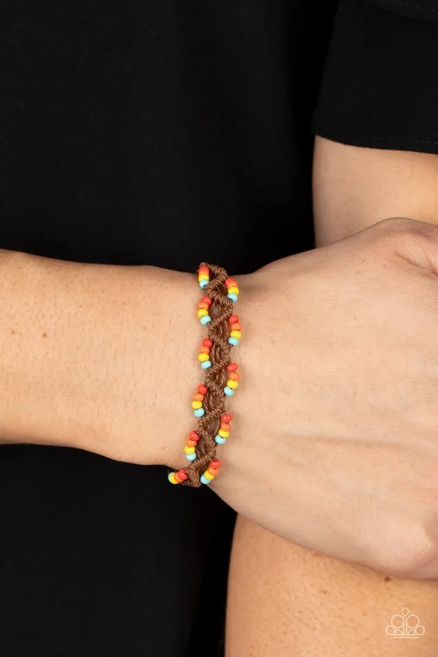 Paparazzi Bracelet Cast a Wide Net Multi Paparazzi Jewelry Bracelets