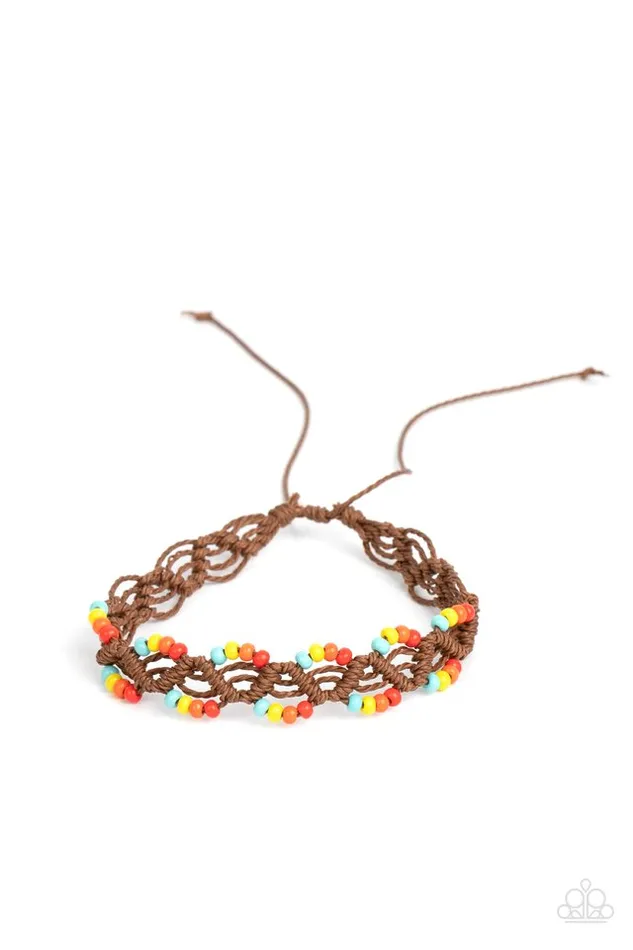 Paparazzi Bracelet Cast a Wide Net Multi Paparazzi Jewelry Bracelets