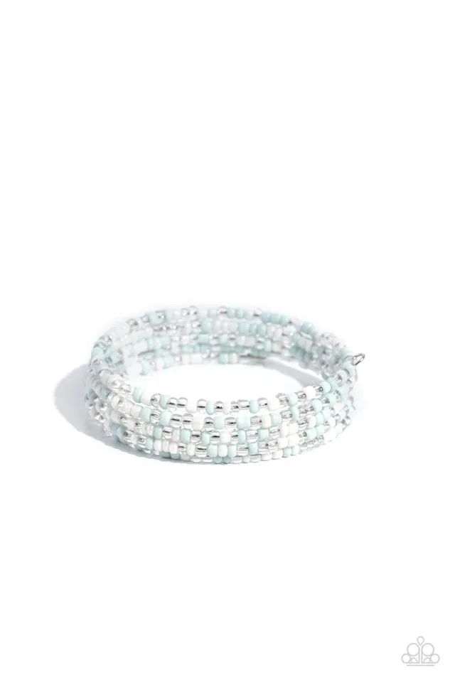 Paparazzi Bracelet Coiled Candy White Paparazzi Jewelry Bracelets Paparazzi Bracelet Coiled Candy White Paparazzi Jewelry Bracelets