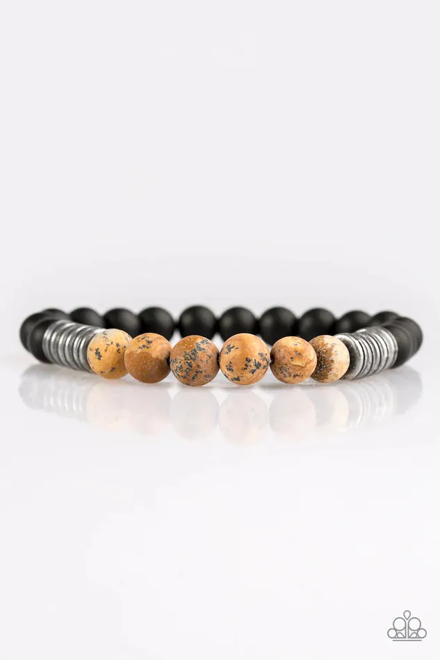 Paparazzi Bracelet Energetic Brown Paparazzi Jewelry Bracelets
