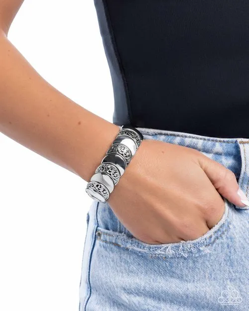 Paparazzi Bracelet Filigree Flair Silver Paparazzi Jewelry Bracelets