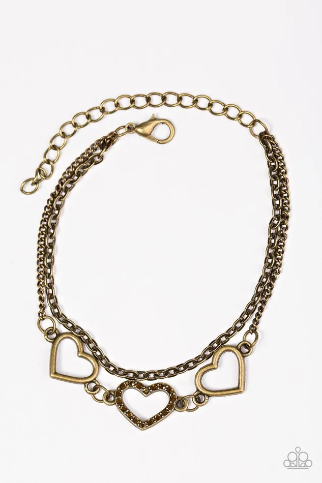 Paparazzi Bracelet Love Is Everywhere Brass Paparazzi Jewelry Bracelets