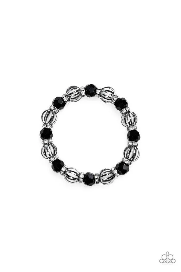 Paparazzi Bracelet Metro Squad Black Paparazzi Jewelry Bracelets