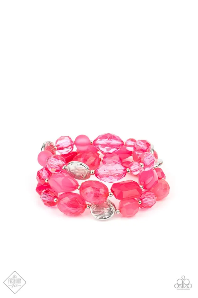 Paparazzi Bracelet Oceanside Bliss Pink Paparazzi Jewelry Bracelets Paparazzi Bracelet Oceanside Bliss Pink Paparazzi Jewelry Bracelets