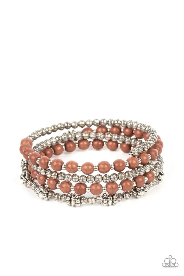 Paparazzi Bracelet Road Trip Remix Brown Paparazzi Jewelry Bracelets Paparazzi Bracelet Road Trip Remix Brown Paparazzi Jewelry Bracelets