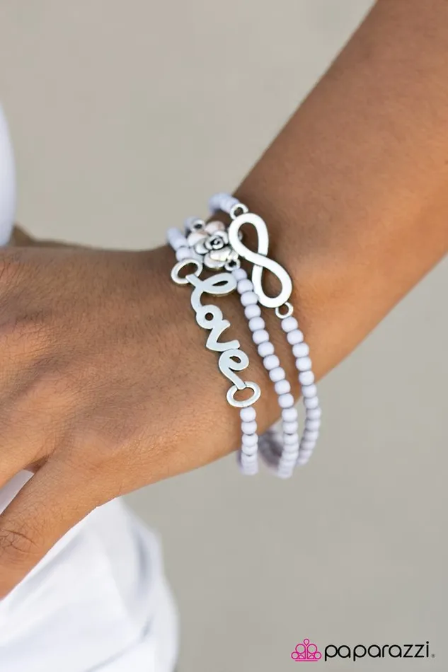 Paparazzi Bracelet Unforgettable Summer Silver Paparazzi Jewelry Bracelets