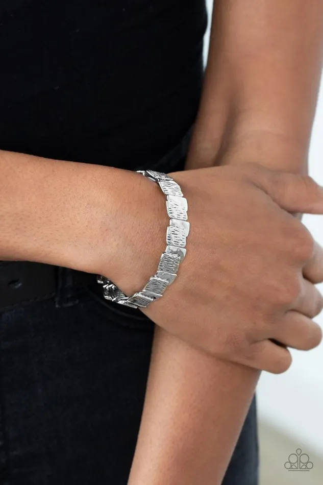 Paparazzi Bracelet Urban Stackyard Silver Paparazzi Jewelry Bracelets