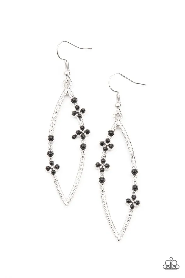 Paparazzi Earring Flowery Finesse Black Paparazzi Jewelry Earrings Paparazzi Earring Flowery Finesse Black Paparazzi Jewelry Earrings