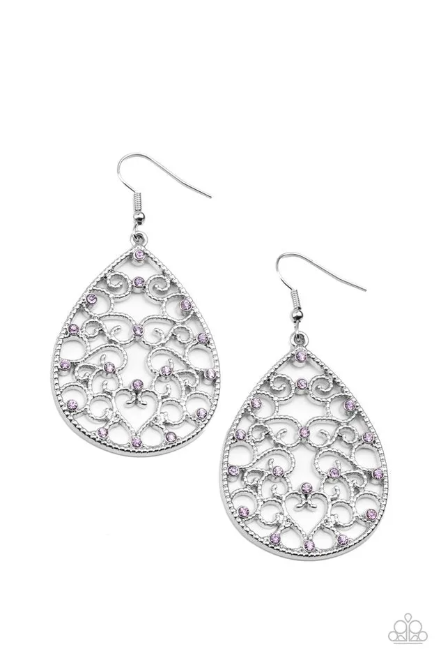 Paparazzi Earring Midnight Carriage Purple Paparazzi Jewelry Earrings Paparazzi Earring Midnight Carriage Purple Paparazzi Jewelry Earrings