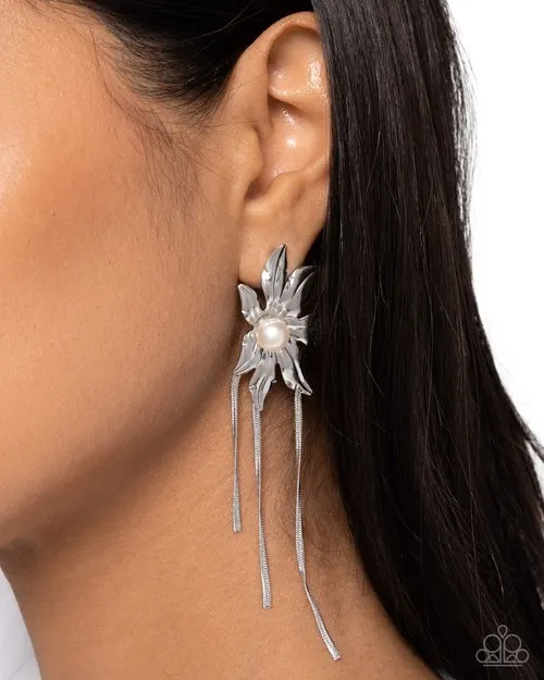 Paparazzi Earring Pearl Panorama Paparazzi Jewelry Earrings