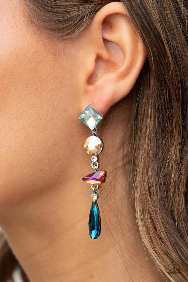 Paparazzi Earring Rock Candy Elegance Multi Paparazzi Jewelry Earrings