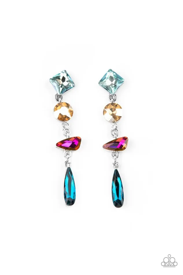 Paparazzi Earring Rock Candy Elegance Multi Paparazzi Jewelry Earrings Paparazzi Earring Rock Candy Elegance Multi Paparazzi Jewelry Earrings