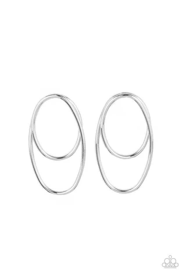Paparazzi Earring So OVALDramatic Silver Paparazzi Jewelry Earrings Paparazzi Earring So OVALDramatic Silver Paparazzi Jewelry Earrings