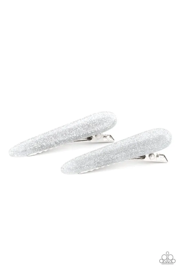Paparazzi Hair Accessories Pretty in PATRIOT Silver Paparazzi Jewelry Earrings Paparazzi Hair Accessories Pretty in PATRIOT Silver Paparazzi Jewelry Earrings