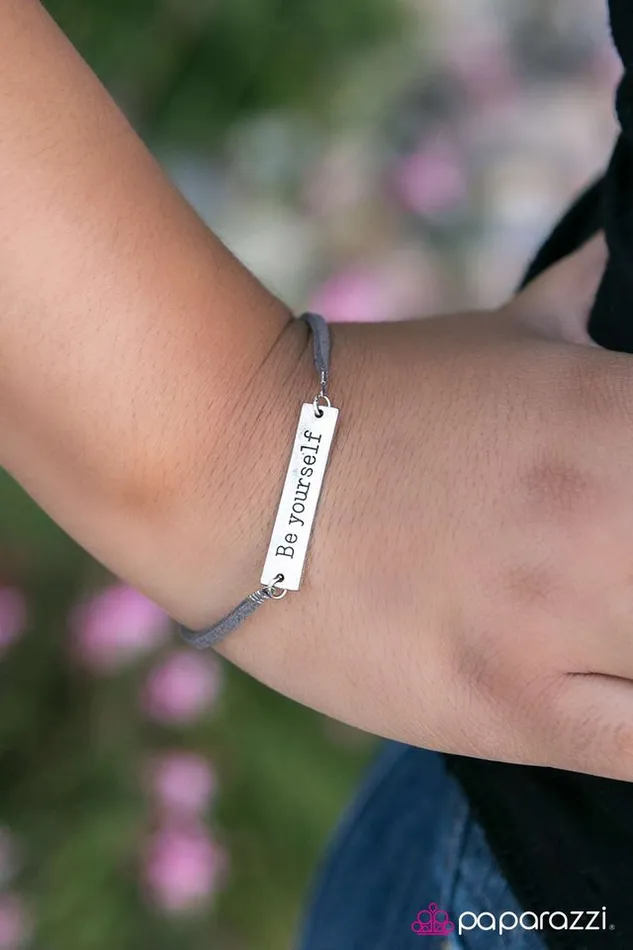 Paparazzi Jewelry Bracelets Paparazzi Bracelet Be Yourself Silver