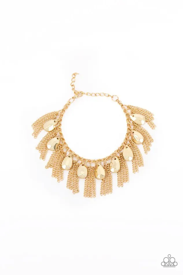 Paparazzi Jewelry Bracelets Paparazzi Bracelet Brag Swag Gold
