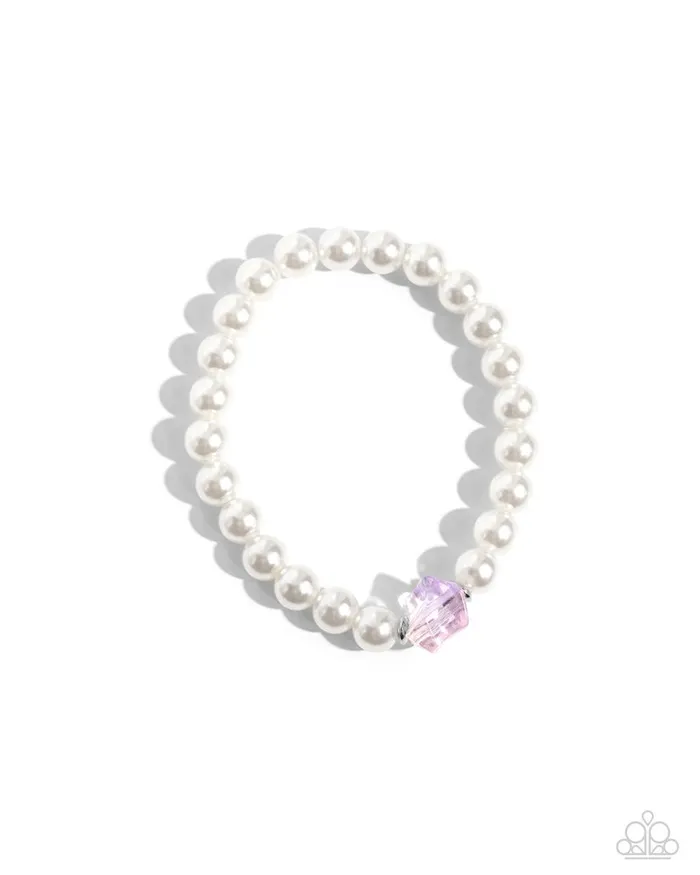 Paparazzi Jewelry Bracelets Paparazzi Bracelet Cubed Charm Purple Paparazzi Jewelry Bracelets Paparazzi Bracelet Cubed Charm Purple