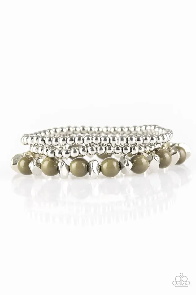 Paparazzi Jewelry Bracelets Paparazzi Bracelet Epic Escape Green