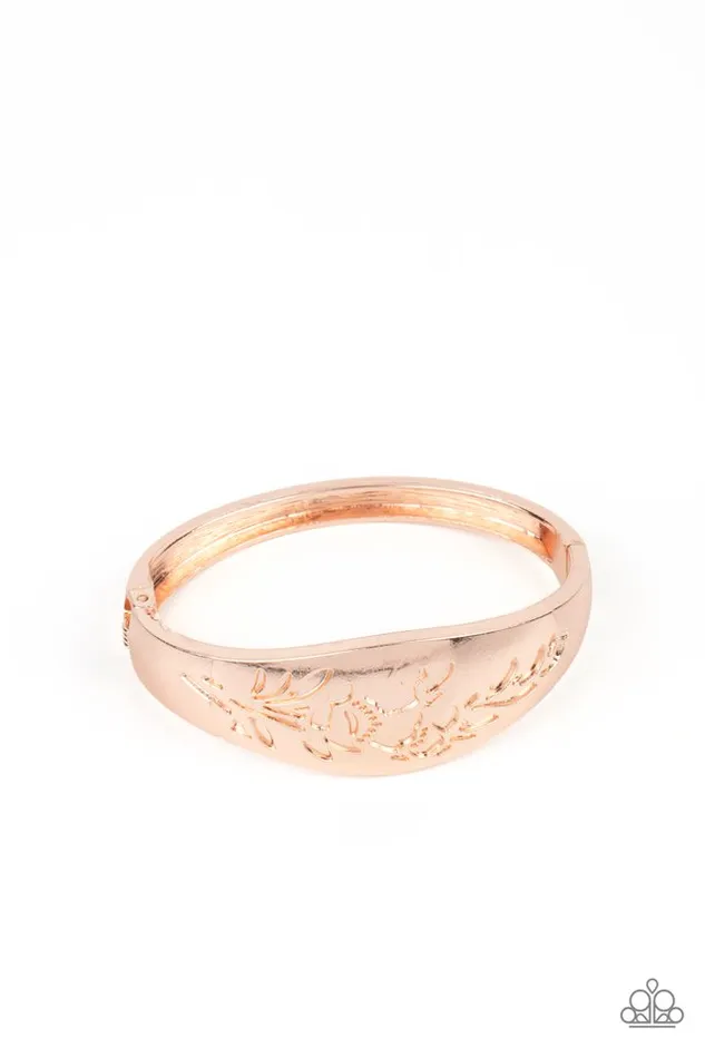 Paparazzi Jewelry Bracelets Paparazzi Bracelet Fond of Florals Rose Gold Paparazzi Jewelry Bracelets Paparazzi Bracelet Fond of Florals Rose Gold