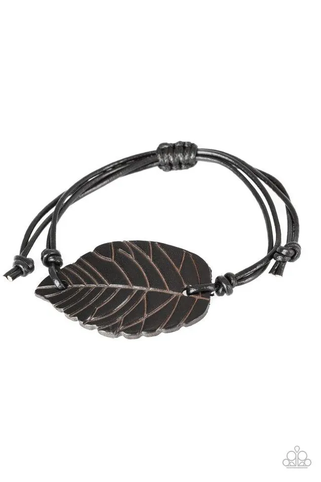 Paparazzi Jewelry Bracelets Paparazzi Bracelet Forest Forager Black