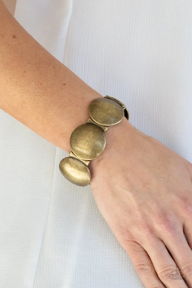 Paparazzi Jewelry Bracelets Paparazzi Bracelet Going Going GONG Brass