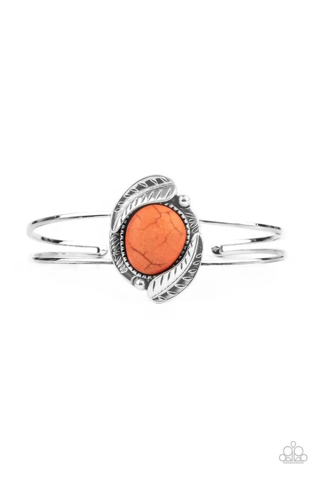 Paparazzi Jewelry Bracelets Paparazzi Bracelet Living Off The BANDLANDS Orange Paparazzi Jewelry Bracelets Paparazzi Bracelet Living Off The BANDLANDS Orange
