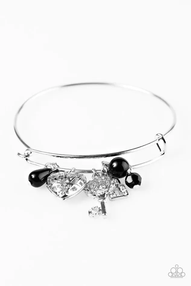Paparazzi Jewelry Bracelets Paparazzi Bracelet Locked On Black
