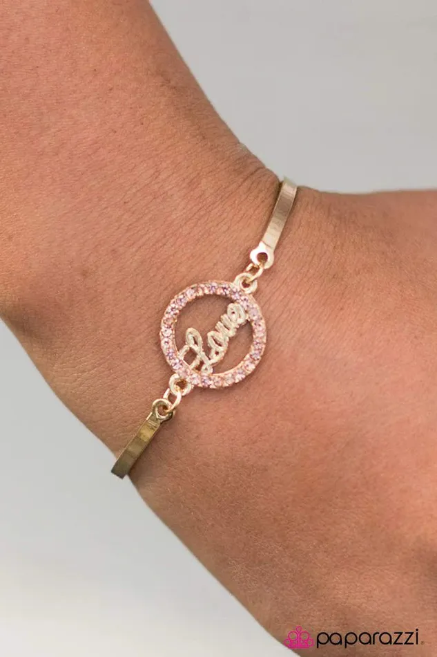 Paparazzi Jewelry Bracelets Paparazzi Bracelet Love Your Story Gold