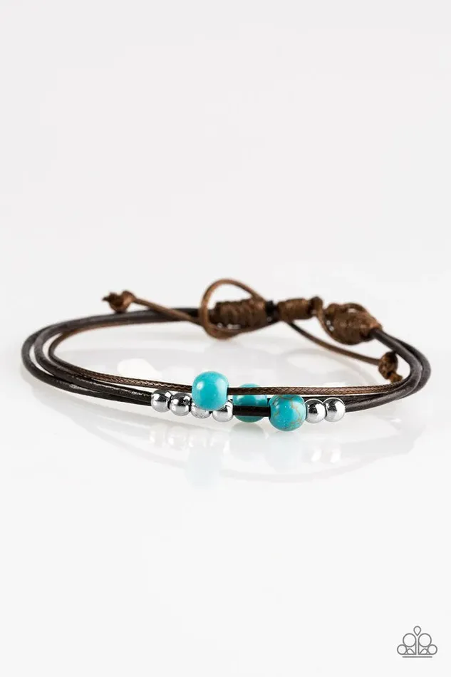 Paparazzi Jewelry Bracelets Paparazzi Bracelet Mountain Treasure Blue