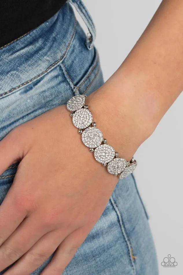 Paparazzi Jewelry Bracelets Paparazzi Bracelet Palace Intrigue White