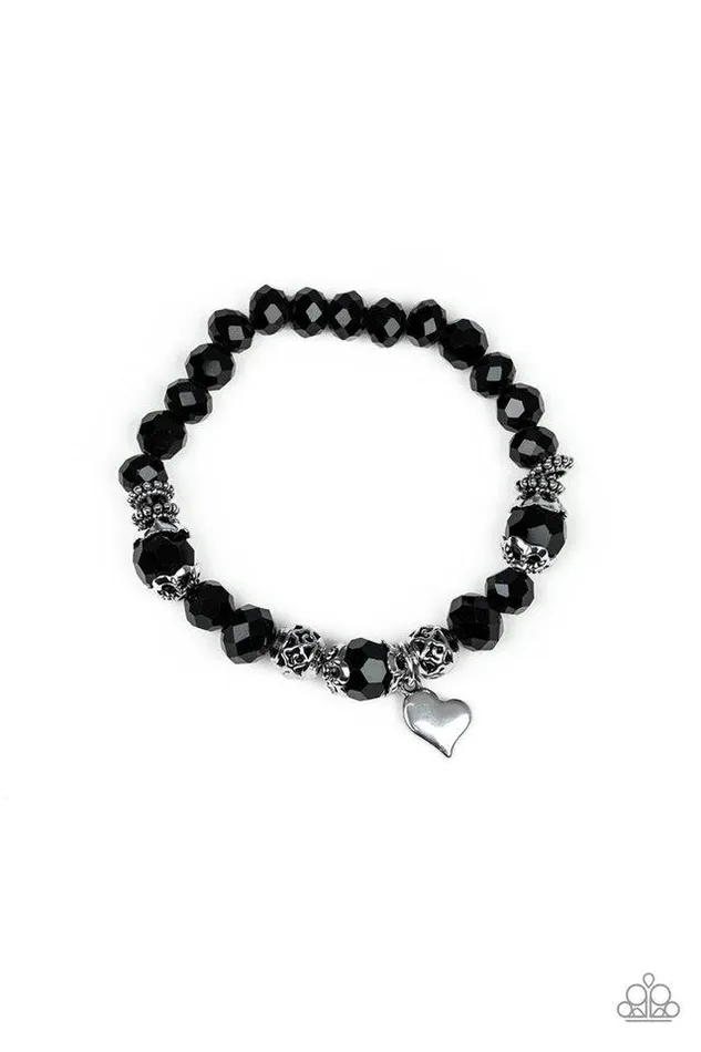 Paparazzi Jewelry Bracelets Paparazzi Bracelet Right On The Romance Black
