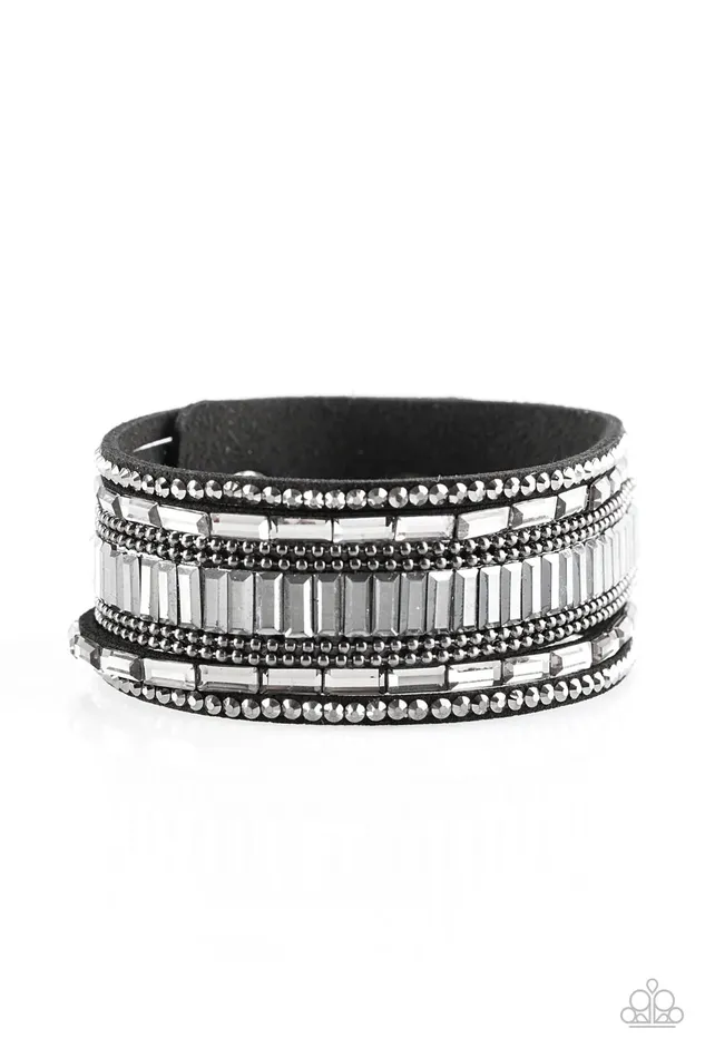 Paparazzi Jewelry Bracelets Paparazzi Bracelet Spectacular Shimmer Black