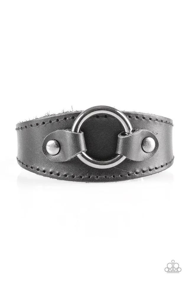 Paparazzi Jewelry Bracelets Paparazzi Bracelet Western Wrangler Black