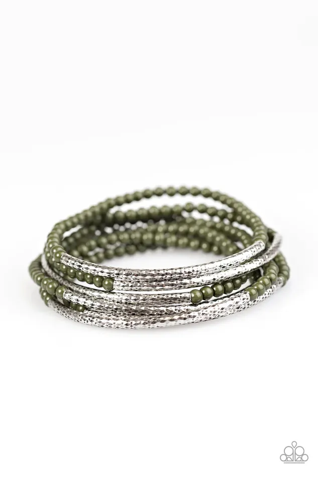 Paparazzi Jewelry Bracelets Paparazzi Bracelet Yours SHINE and Ours Green