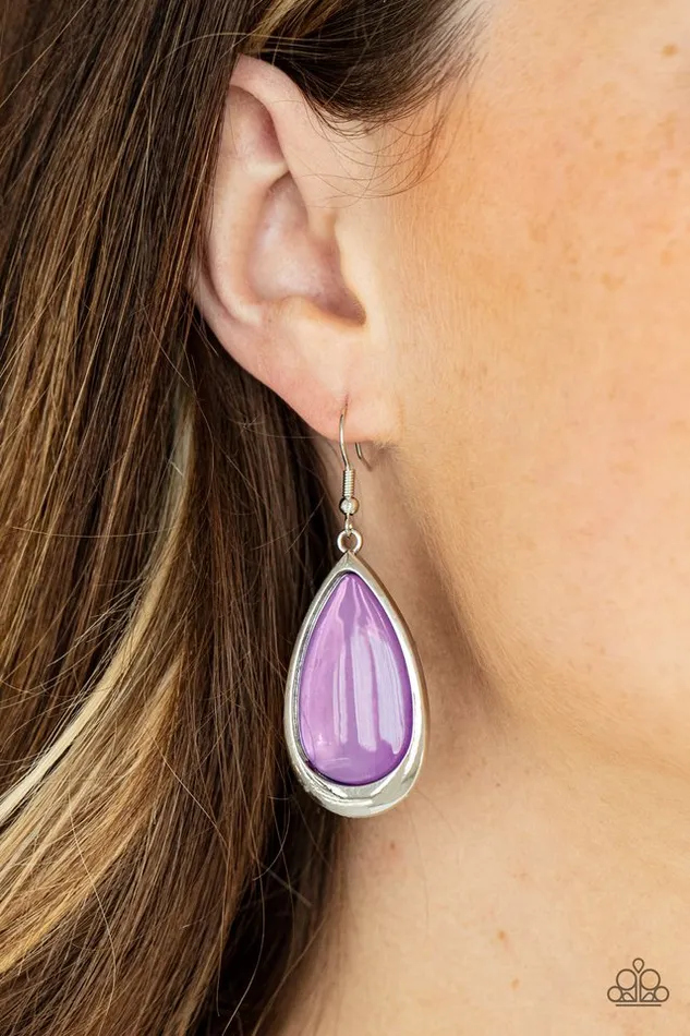 Paparazzi Jewelry Earrings Paparazzi Earring A World To SEER Purple