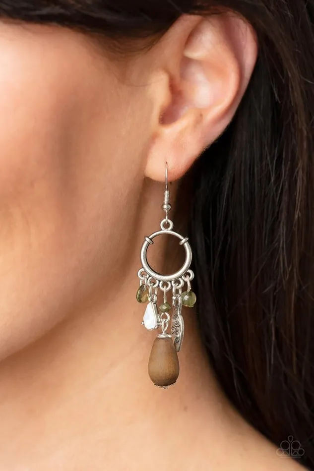 Paparazzi Jewelry Earrings Paparazzi Earring Bountiful Blessings Green