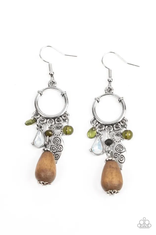 Paparazzi Jewelry Earrings Paparazzi Earring Bountiful Blessings Green Paparazzi Jewelry Earrings Paparazzi Earring Bountiful Blessings Green
