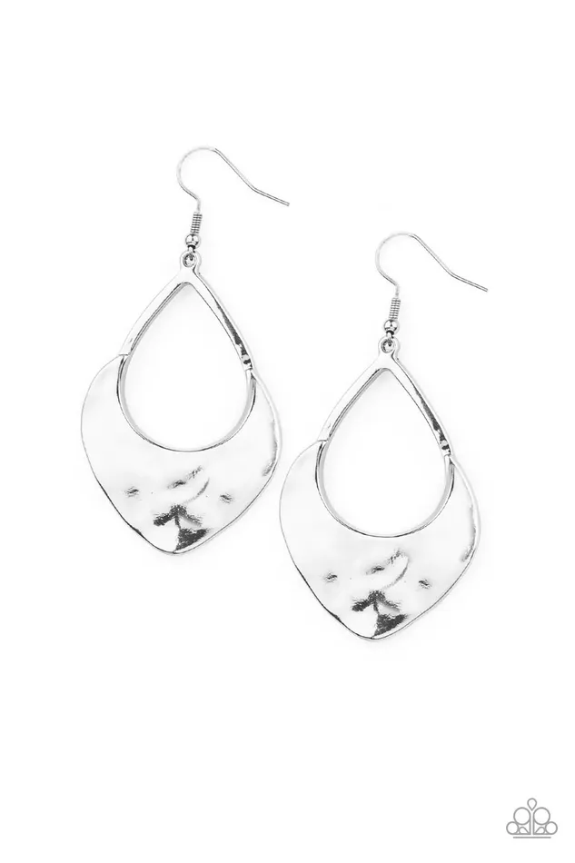 Paparazzi Jewelry Earrings Paparazzi Earring Dig Your Heels In Silver
