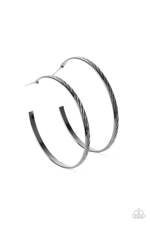 Paparazzi Jewelry Earrings Paparazzi Earring Reporting for Duty Black Paparazzi Jewelry Earrings Paparazzi Earring Reporting for Duty Black