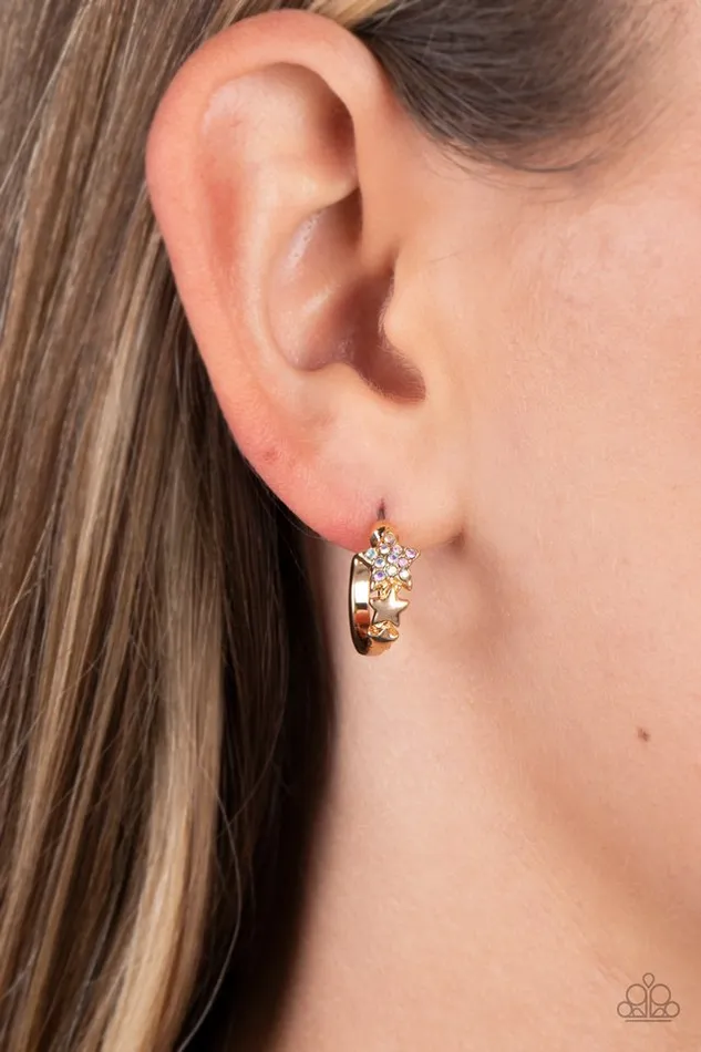Paparazzi Jewelry Earrings Paparazzi Earring Starfish Showpiece Multi