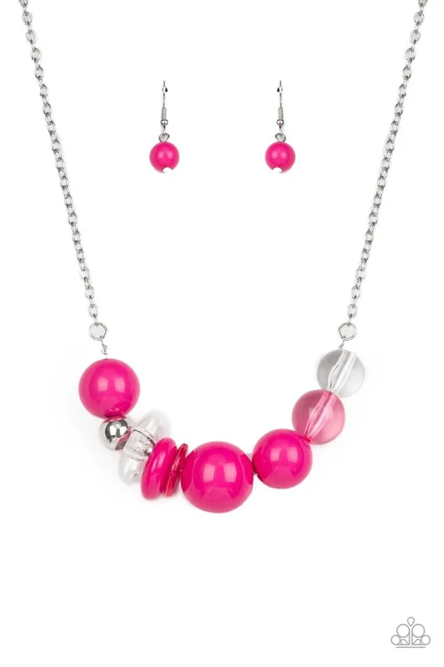 Paparazzi Jewelry Necklaces Paparazzi Necklace Bauble Bonanza Pink Paparazzi Jewelry Necklaces Paparazzi Necklace Bauble Bonanza Pink