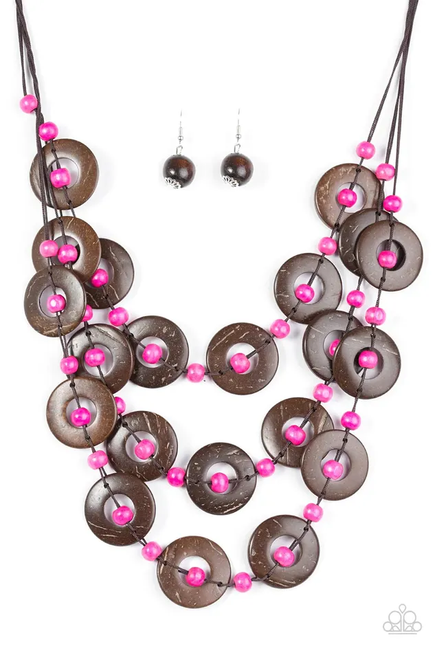 Paparazzi Jewelry Necklaces Paparazzi Necklace Bora Bora Beauty Pink