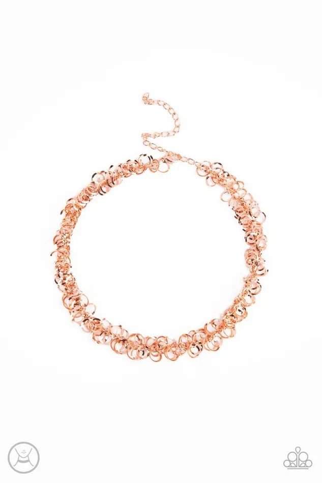 Paparazzi Jewelry Necklaces Paparazzi Necklace Cause a Commotion Copper Paparazzi Jewelry Necklaces Paparazzi Necklace Cause a Commotion Copper