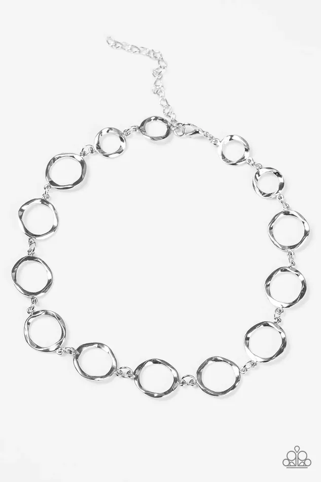 Paparazzi Jewelry Necklaces Paparazzi Necklace Cave Tour Silver