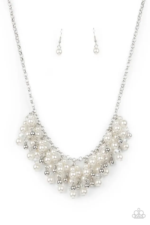 Paparazzi Jewelry Necklaces Paparazzi Necklace Champagne Dreams White Paparazzi Jewelry Necklaces Paparazzi Necklace Champagne Dreams White