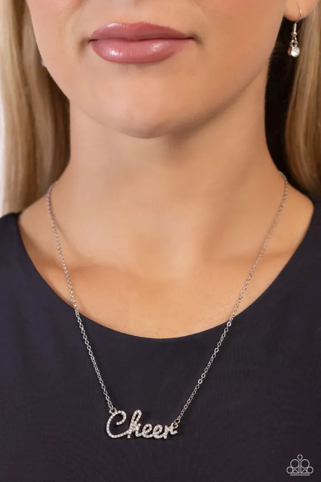 Paparazzi Jewelry Necklaces Paparazzi Necklace Cheer Squad White