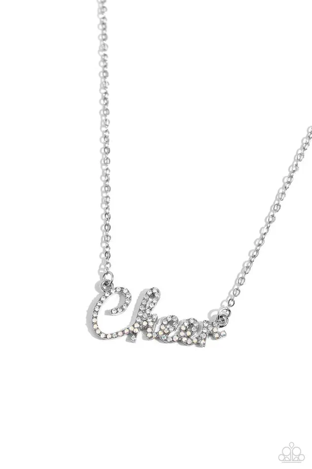 Paparazzi Jewelry Necklaces Paparazzi Necklace Cheer Squad White Paparazzi Jewelry Necklaces Paparazzi Necklace Cheer Squad White