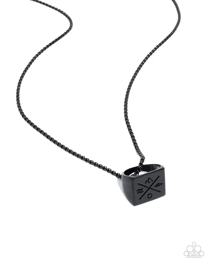 Paparazzi Jewelry Necklaces Paparazzi Necklace City Chase Black Paparazzi Jewelry Necklaces Paparazzi Necklace City Chase Black