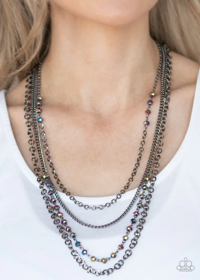 Paparazzi Jewelry Necklaces Paparazzi Necklace Flickering Lights Multi